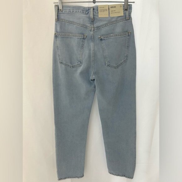 AGOLDE Lana Crop Mid Rise Vintage Straight Jeans - Picture 7 of 10